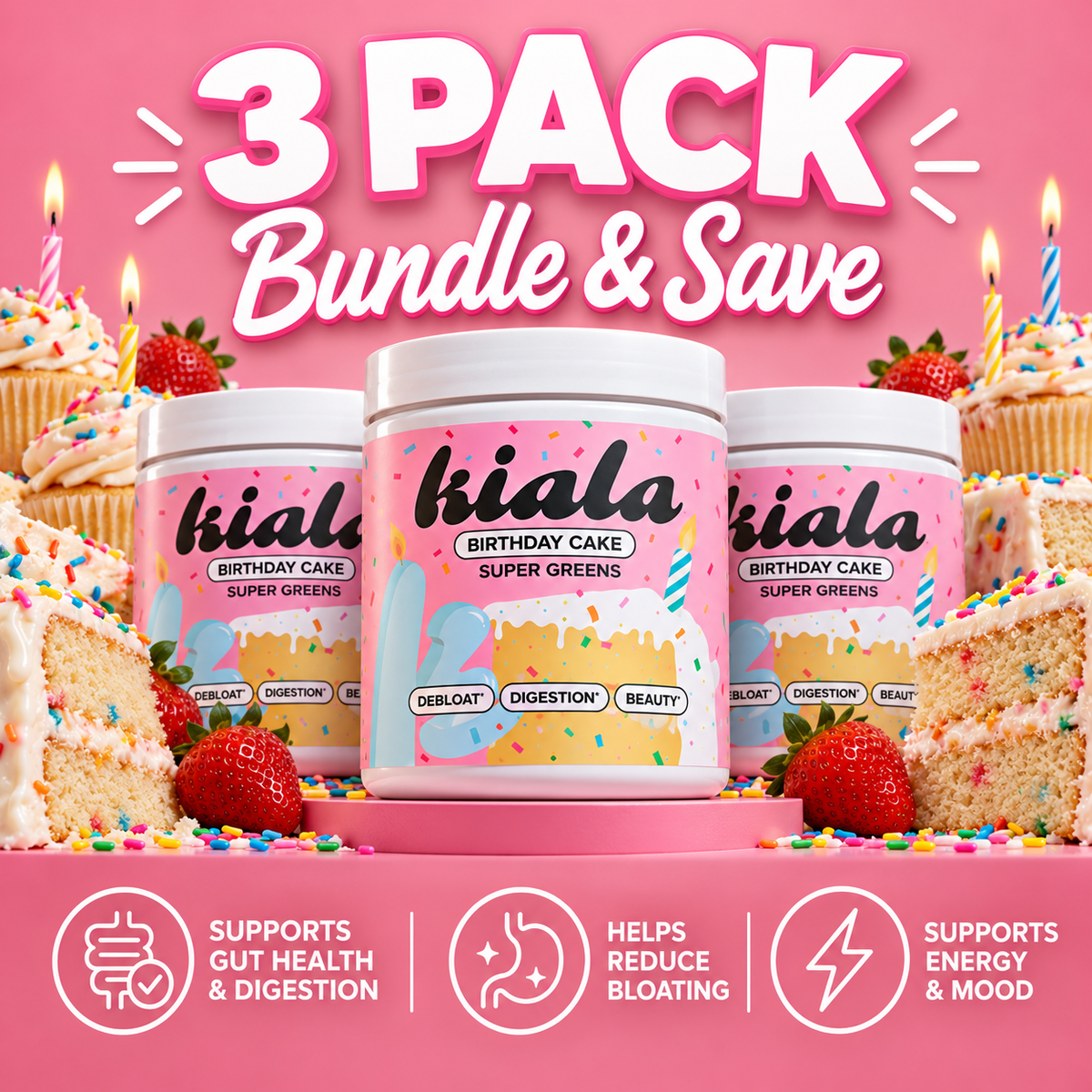 Birthday Cake 3 Pack Upsell