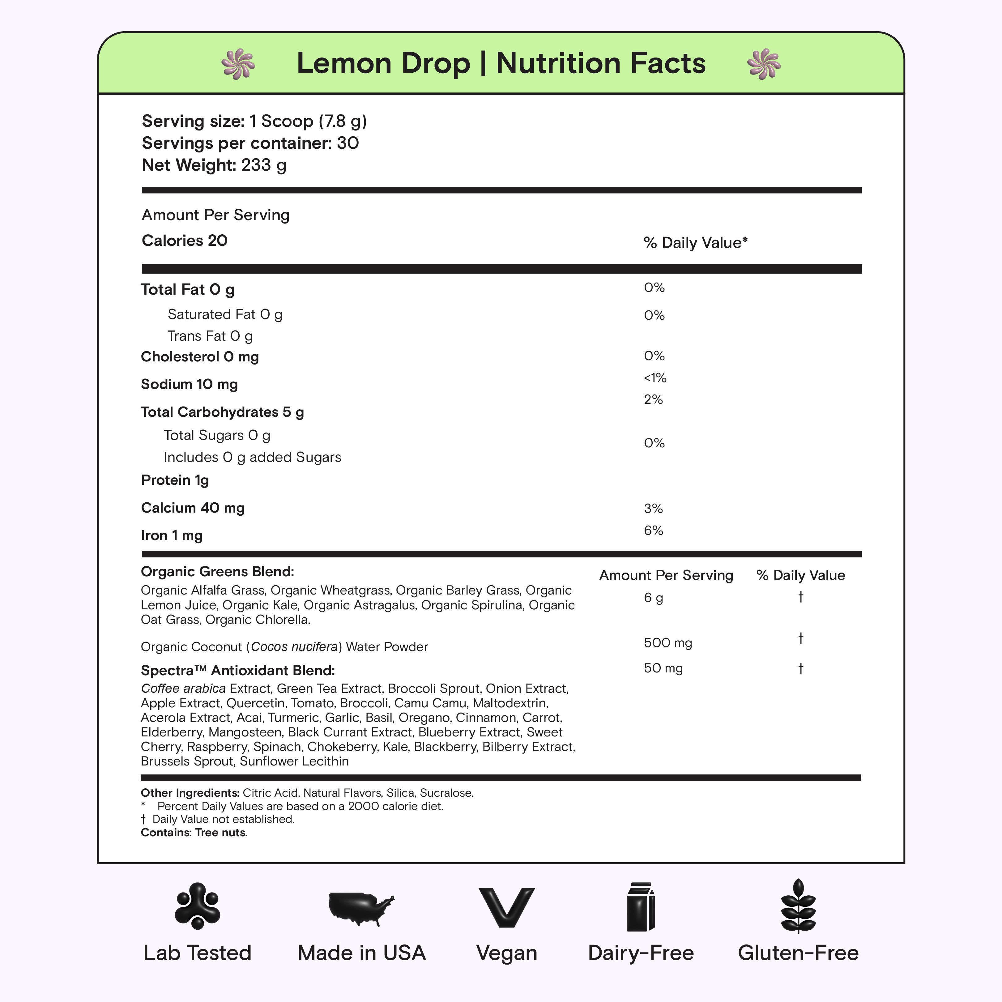 Super Greens - Lemon Drop